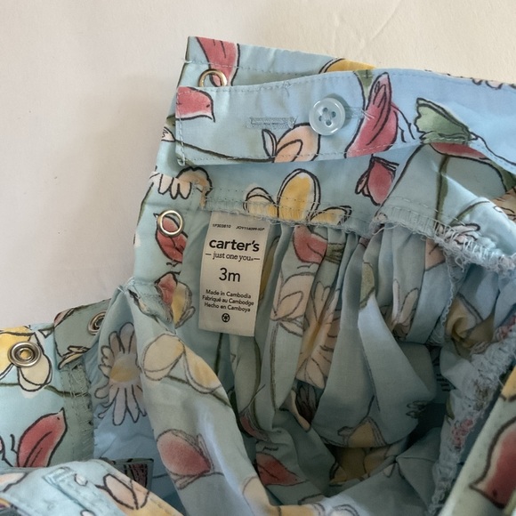 Carters’s 3 piece floral set with hat - Picture 6 of 6